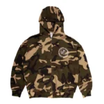Up In Flames Camo Waffle Zip up (3)