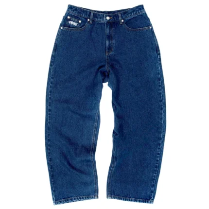 Up In Flames Jeans Blue (2)