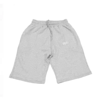 Up In Flames Reverse Stitch Shorts Grey (2)