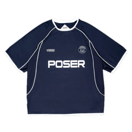 Up In Flames UIF x Poser Équipe Jersey NavyWhite (3)