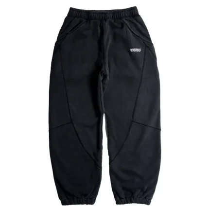 Up In Flames Ninja Joggers Washed Black