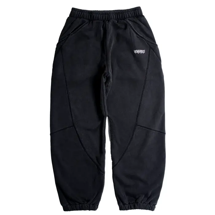 Up In Flames Ninja Joggers Washed Black (3)