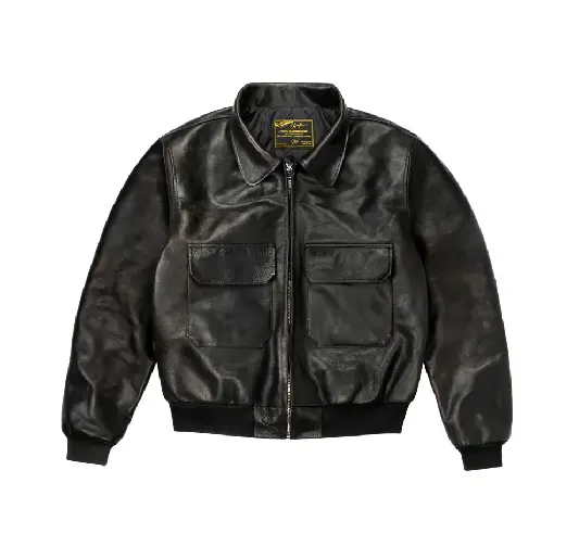 Up In Flames Cow Hide Leather Jacket Black 4 Up In Flames Cow Hide Leather Jacket Black 4