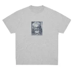Up In Flames Crying T Shirt Heather Grey 2