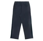 Up In Flames Ribbed Panel Navy Joggers (4)