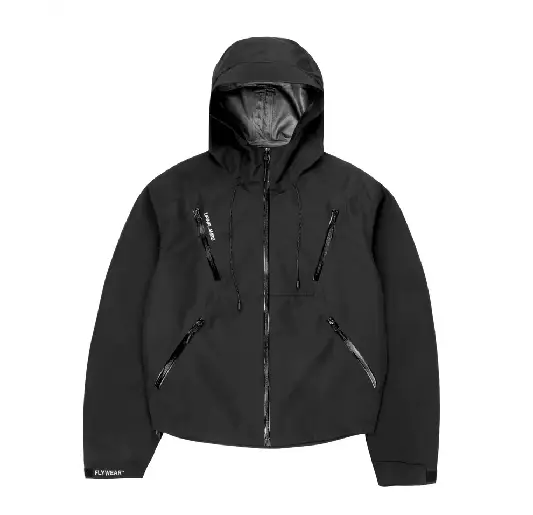 Up In Flames Taped Seam Black Windbreaker Jacket 4 Up In Flames Taped Seam Black Windbreaker Jacket 4