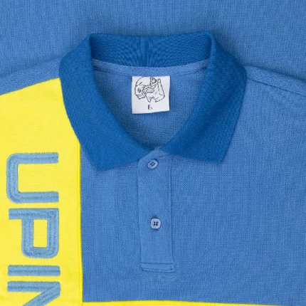 Up In Flames Flag Polo T Shirt Sweeden (2)