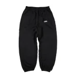 Up In Flames Reverse Stitch Joggers V2 Black (2)