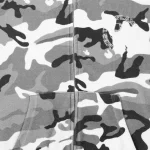 Up In Flames Waffle Zip up Hoodie Grey Camo 2