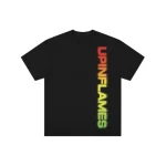 Up In Flames Carni T Shirt Black