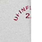 Up In Flames Plaid Appliqué Shorts Grey (6)
