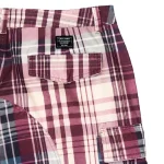 Up In Flames Plaid Cargo Shorts (2)
