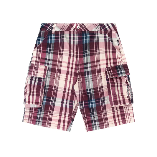 Up In Flames Plaid Cargo Shorts (4) Up In Flames Plaid Cargo Shorts (4)