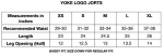 Up In Flames Yoke Logo Jorts Black (1)