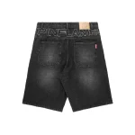 Up In Flames Yoke Logo Jorts Black (4)