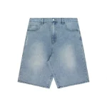 Up In Flames Yoke Logo Jorts Light Wash (3)