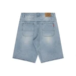 Up In Flames Yoke Logo Jorts Light Wash (4)